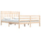 vidaXL Bed Frame without Mattress 160x200 cm Solid Wood