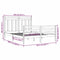 vidaXL Bed Frame without Mattress 160x200 cm Solid Wood