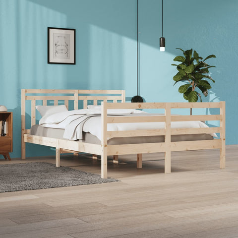 vidaXL Bed Frame without Mattress 160x200 cm Solid Wood