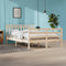 vidaXL Bed Frame without Mattress 160x200 cm Solid Wood