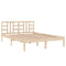 vidaXL Bed Frame without Mattress 135x190 cm Double Solid Wood