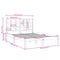 vidaXL Bed Frame without Mattress 135x190 cm Double Solid Wood