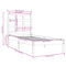 vidaXL Bed Frame without Mattress Honey Brown 100x200 cm Solid Wood