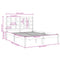 vidaXL Bed Frame without Mattress White 160x200 cm Solid Wood