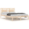 vidaXL Bed Frame without Mattress 200x200 cm Solid Wood