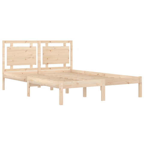 vidaXL Bed Frame without Mattress 200x200 cm Solid Wood
