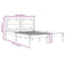 vidaXL Bed Frame without Mattress White 200x200 cm Solid Wood