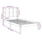 vidaXL Bed Frame without Mattress Honey Brown 100x200 cm  Solid Wood Pine