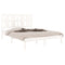 vidaXL Bed Frame without Mattress White 120x200 cm  Solid Wood Pine