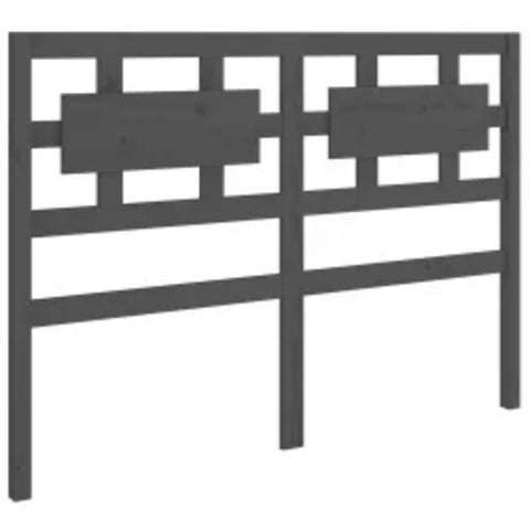 vidaXL Bed Frame without Mattress Grey 200x200 cm Solid Wood