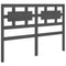 vidaXL Bed Frame without Mattress Grey 200x200 cm Solid Wood