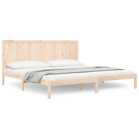 vidaXL Bed Frame without Mattress 200x200 cm Solid Wood Pine
