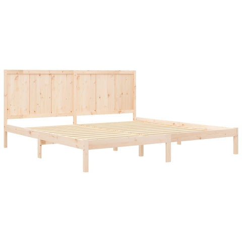 vidaXL Bed Frame without Mattress 200x200 cm Solid Wood Pine