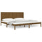 vidaXL Bed Frame without Mattress Honey Brown 200x200 cm Solid Wood Pine