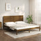 vidaXL Bed Frame without Mattress Honey Brown 200x200 cm Solid Wood Pine