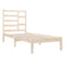 vidaXL Bed Frame without Mattress Solid Wood 90x200 cm