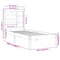 vidaXL Bed Frame without Mattress Solid Wood 90x200 cm
