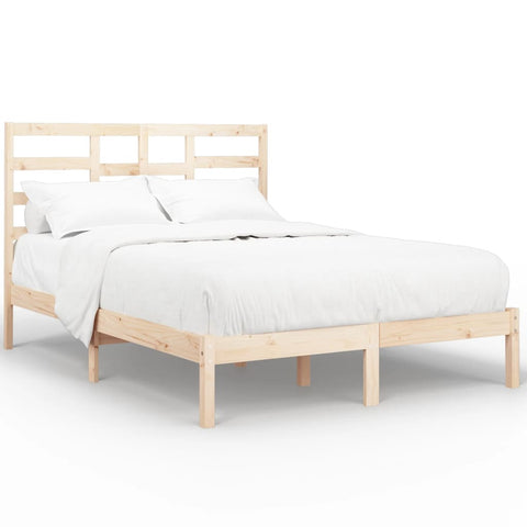 vidaXL Bed Frame without Mattress Solid Wood 120x200 cm