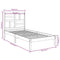 vidaXL Bed Frame without Mattress Solid Wood 75x190 cm Small Single