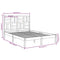 vidaXL Bed Frame without Mattress White Solid Wood 140x200 cm