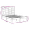 vidaXL Bed Frame without Mattress White Solid Wood 150x200 cm King Size