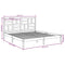 vidaXL Bed Frame without Mattress White Solid Wood 180x200 cm Super King