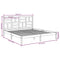 vidaXL Bed Frame without Mattress White Solid Wood 200x200 cm