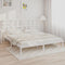 vidaXL Bed Frame without Mattress White Solid Wood 200x200 cm
