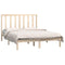 vidaXL Bed Frame without Mattress 135x190 cm Double Solid Wood Pine