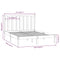 vidaXL Bed Frame without Mattress 135x190 cm Double Solid Wood Pine