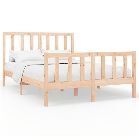vidaXL Bed Frame without Mattress 160x200 cm Solid Wood Pine