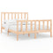 vidaXL Bed Frame without Mattress 160x200 cm Solid Wood Pine