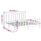 vidaXL Bed Frame without Mattress 200x200 cm  Solid Wood Pine