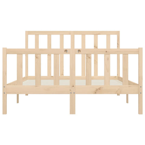 vidaXL Bed Frame without Mattress 140x200 cm Solid Wood