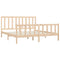 vidaXL Bed Frame without Mattress 200x200 cm Solid Wood