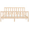 vidaXL Bed Frame without Mattress 200x200 cm Solid Wood