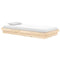 819892 vidaXL Bed Frame without Mattress Solid Wood 90x200 cm