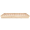 819892 vidaXL Bed Frame without Mattress Solid Wood 90x200 cm