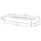 819892 vidaXL Bed Frame without Mattress Solid Wood 90x200 cm