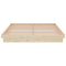vidaXL Bed Frame without Mattress Solid Wood 160x200 cm