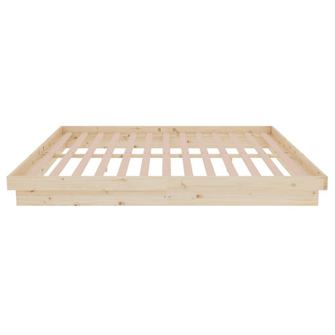 vidaXL Bed Frame without Mattress Solid Wood 160x200 cm