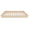 vidaXL Bed Frame without Mattress Solid Wood 160x200 cm