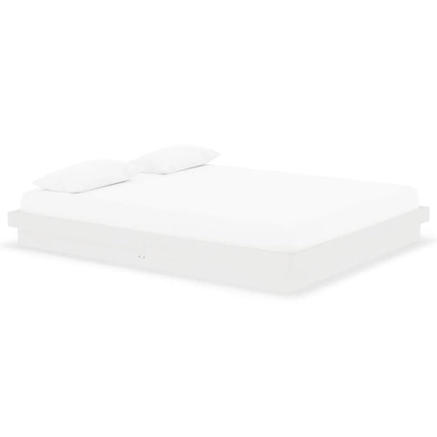 vidaXL Bed Frame without Mattress White Solid Wood 160x200 cm