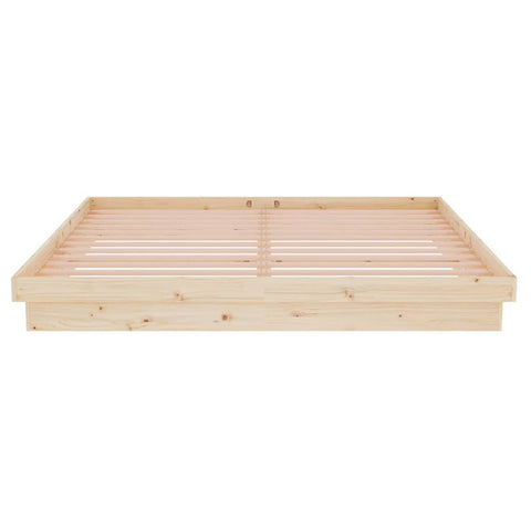 vidaXL Bed Frame without Mattress Solid Wood Super King