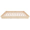 vidaXL Bed Frame without Mattress Solid Wood Super King