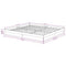 vidaXL Bed Frame without Mattress Solid Wood Super King