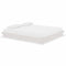 vidaXL Bed Frame without Mattress White Solid Wood Super King
