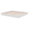 vidaXL Bed Frame without Mattress White Solid Wood Super King