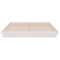 vidaXL Bed Frame without Mattress White Solid Wood Super King