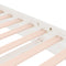 vidaXL Bed Frame without Mattress White Solid Wood Super King